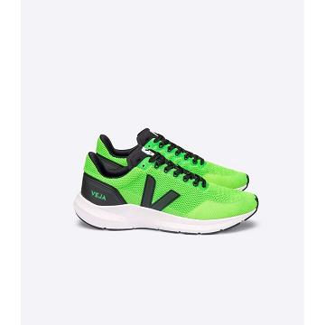 Veja MARLIN V-KNIT Women's Running Shoes Green | NZ 375WNB